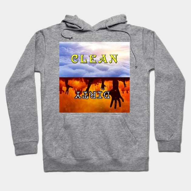 Dishwasher Magnet Clean Dirty Hoodie by kevfla